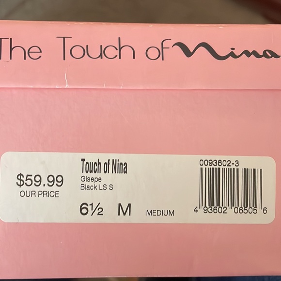 Rhinestone Black Heels - Picture 5 of 5